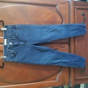 Madewell high waist jean.